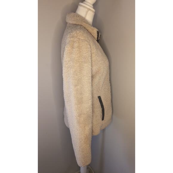 Patagonia cozy Los Lobos teddy Sherpa fuzzy zip up lg - Picture 5 of 10
